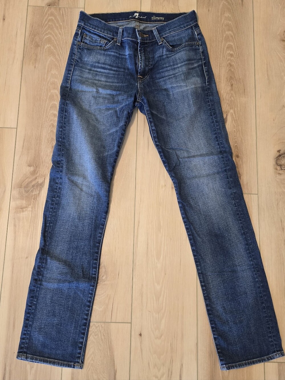 7 For All Mankind Men's Slimmy Denim Jeans (3 pairs) - Picture 9 of 13